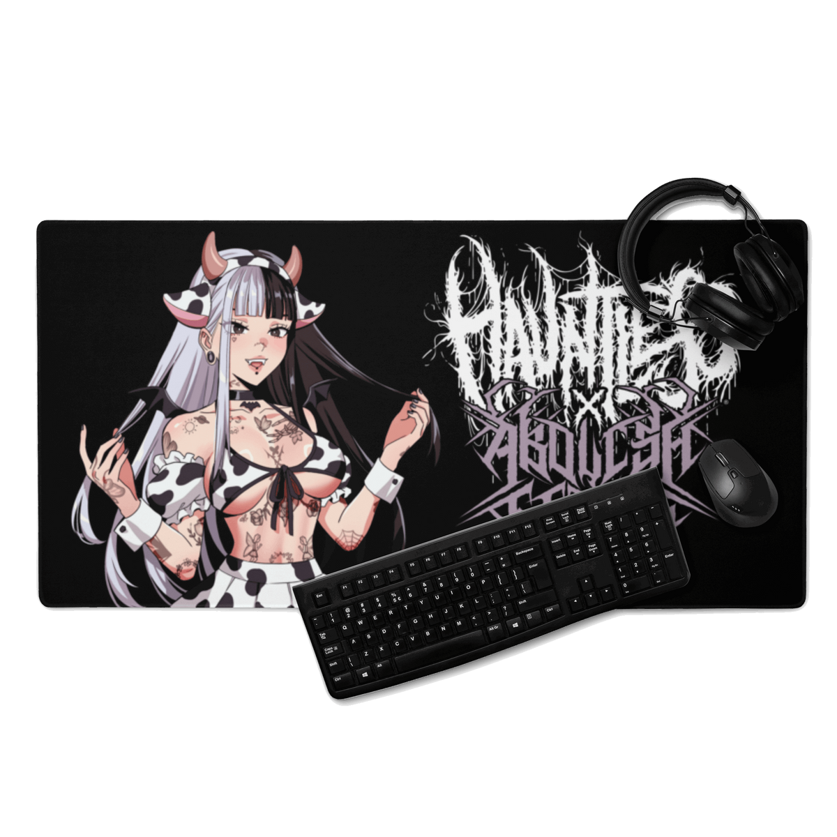 HAUNTLESS X ABOLISH E-GIRLS | LIMITED GAMING MOUSEPAD